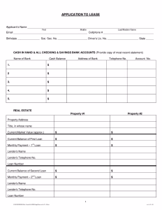 retail applicationtolease
